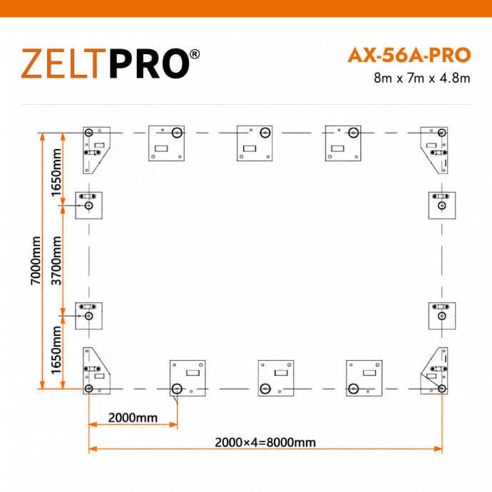 Tentinis angaras Zeltpro AX-56A-PRO Series