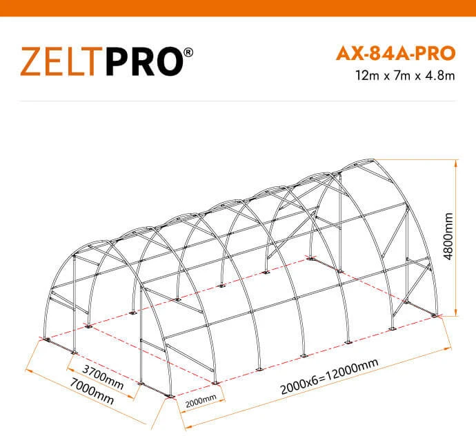 Tentinis angaras Zeltpro AX-84A-PRO Series