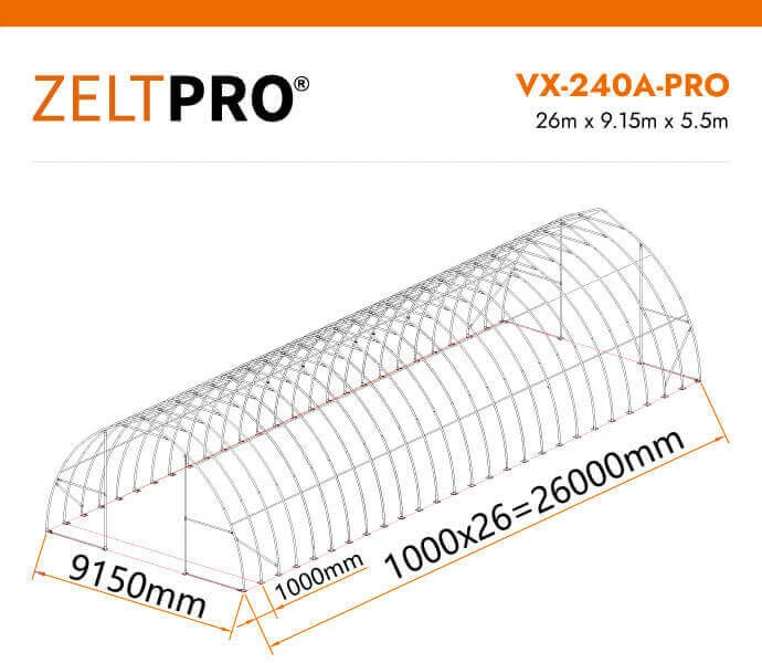 Tentinis angaras Zeltpro VX-240A-PRO Series