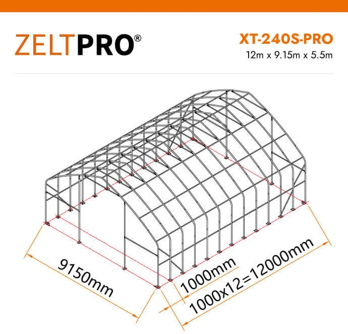 Tentinis angaras Zeltpro XT-240S-PRO Series