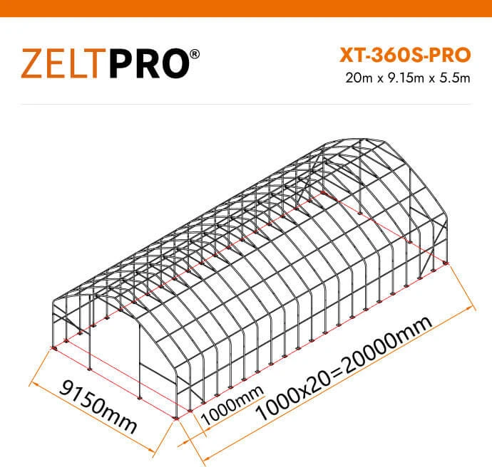 Tentinis angaras Zeltpro XT-360S-PRO Series