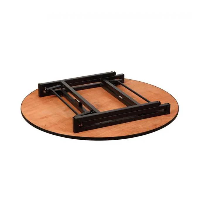 Tonro Apvalus medinis stalas dengtas PVC D180