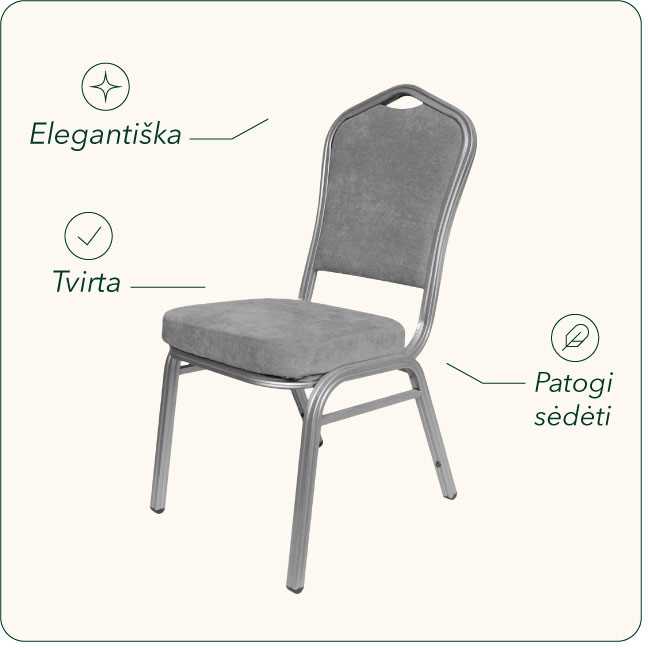 Tonro Banketinė kėdė Economy Leila
