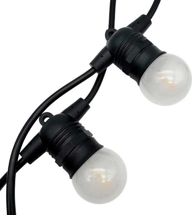 Tonro Lauko girlianda (LED lemputės) 10 m Glow juoda Matinė