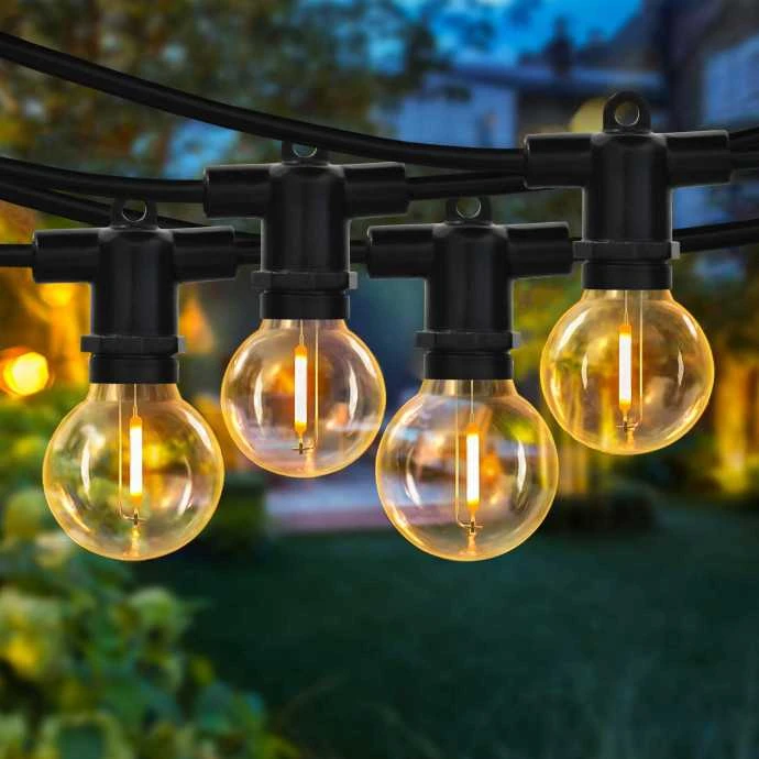 Tonro Lauko girlianda su saulės baterija (LED) Perl Juoda