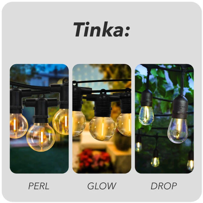 Tonro Lempučių girliandos prailginimo laidas Connect (Perl, Glow, Drop)