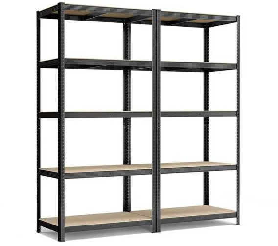 Tonro Sandėliavimo lentynos stelažai 180x90x40 PRO Juoda (3 vnt)