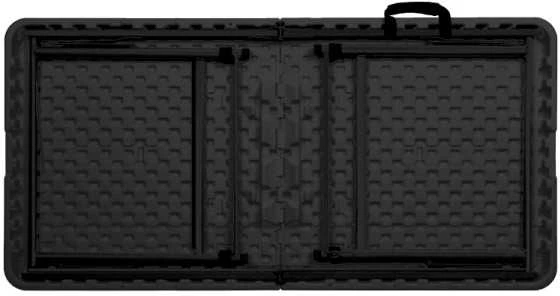 Tonro Sulankstomas stalas 120 cm Juodas