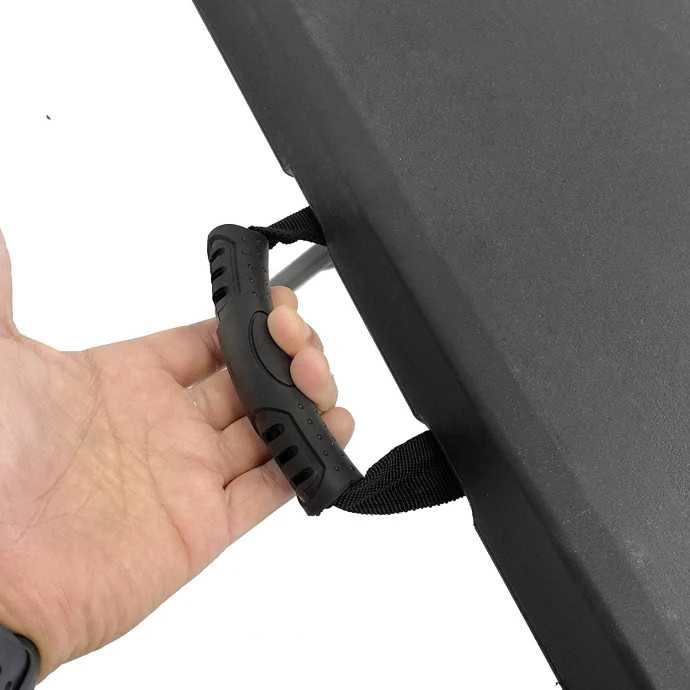Tonro Sulankstomas stalas 150 cm Juodas