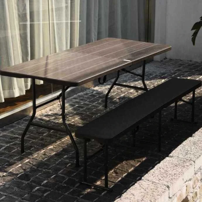 Tonro Sulankstomas stalas 180 cm Rudas
