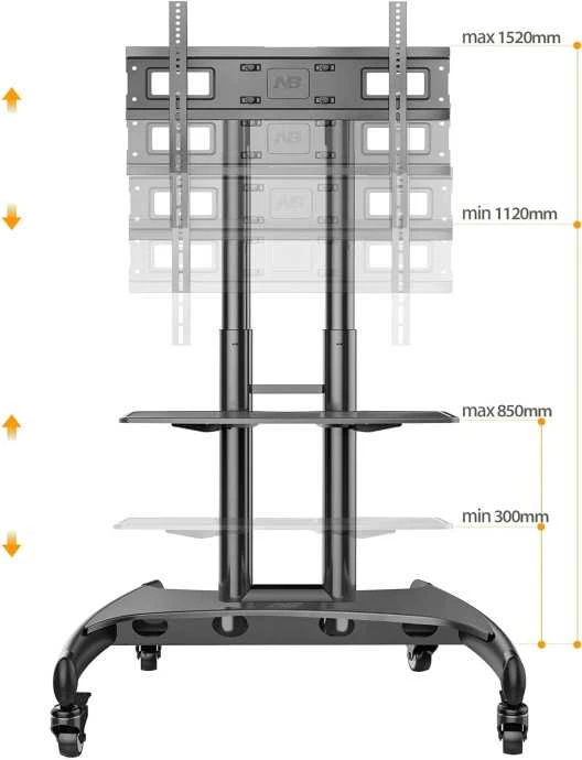 TV laikiklis ant ratų NB AVA1500-60-1P 32-75"