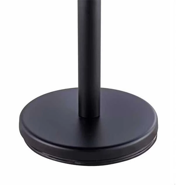 Virvinis atitvaras juodos spalvos su 150 cm juoda virve ROYAL