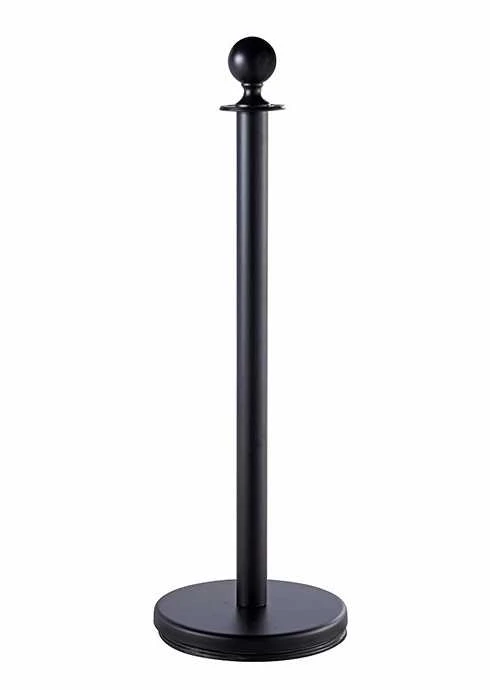 Virvinis atitvaras juodos spalvos su 150 cm juoda virve ROYAL
