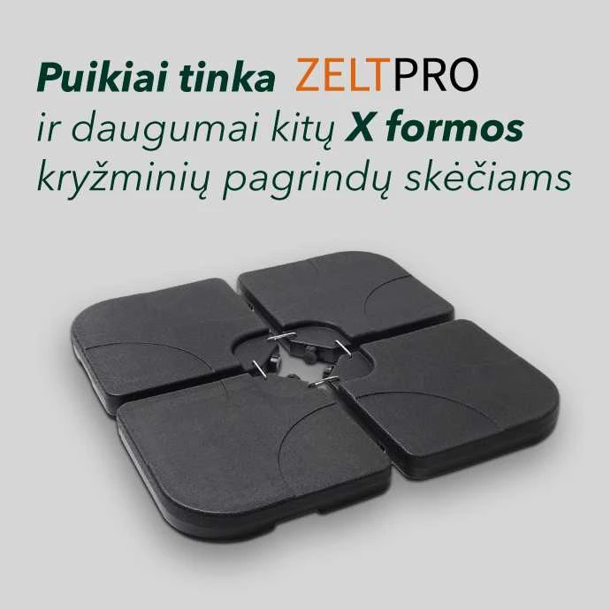 Zeltpro Lauko skėčio padas - pagrindas BASIC