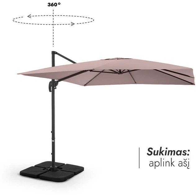 Zeltpro Lauko skėtis Comfort Taupe