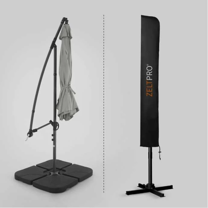 Zeltpro Lauko skėtis Select Light Pilkas