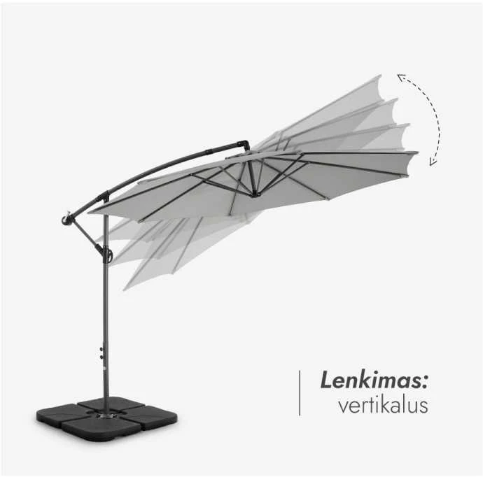 Zeltpro Lauko skėtis Select Light Pilkas