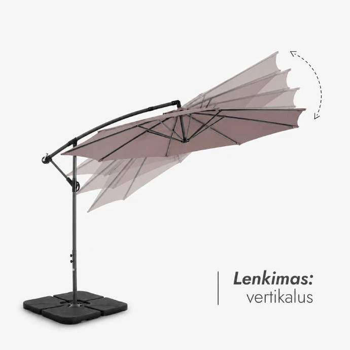 Zeltpro Lauko skėtis Select Taupe