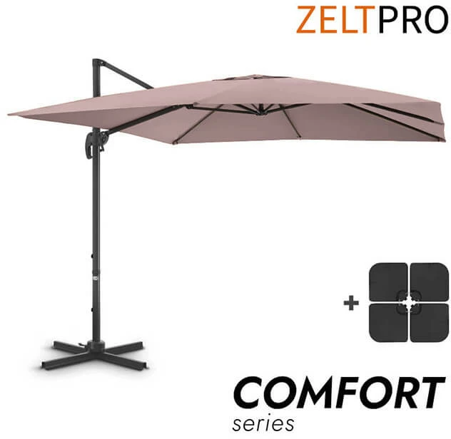 Zeltpro Lauko skėtis su padu Comfort Taupe