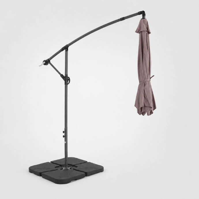 Zeltpro Lauko skėtis su padu Select Taupe
