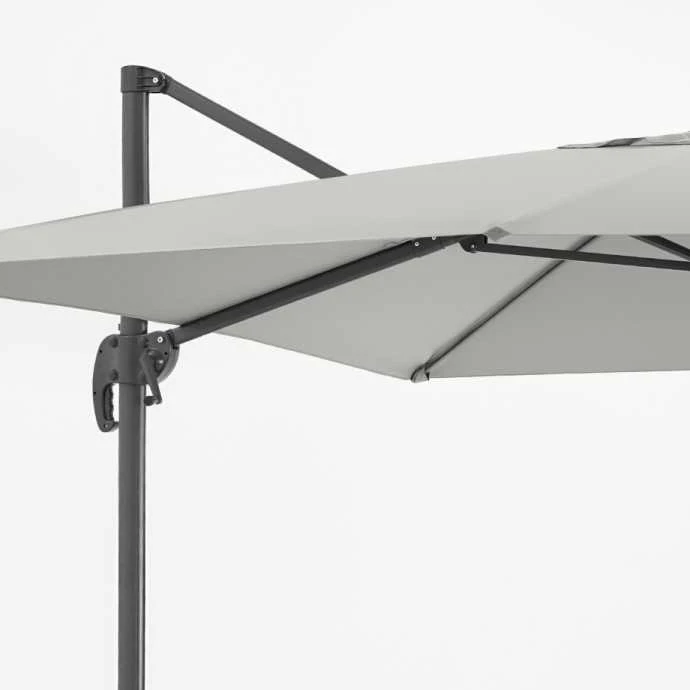 Zeltpro Lauko skėtis su Solid padu ir užvalkalu Comfort Light Pilkas