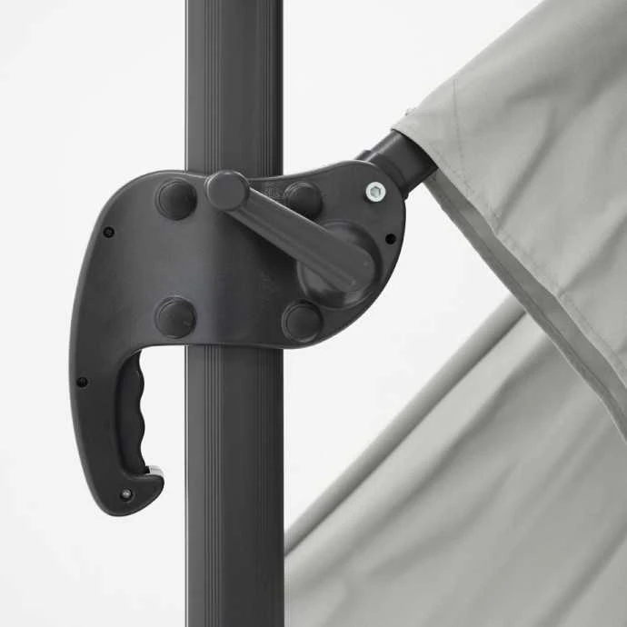 Zeltpro Lauko skėtis su Solid padu ir užvalkalu Comfort Light Pilkas