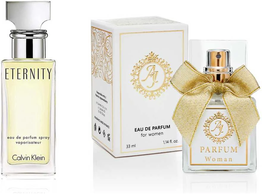 AJ Deluxe Nr132 kvepalai įkvėpti Calvin Klein – „Eternity Women“ 33 ml