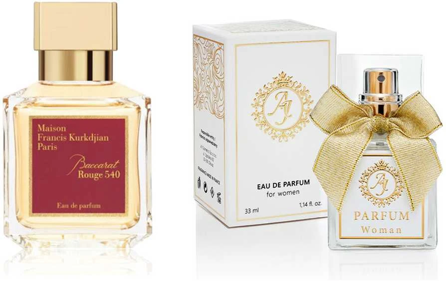 AJ Deluxe Nr135 kvepalai įkvėpti Maison Francis Kurkdjian - Baccarat Rouge 540 EDP (UNISEX) 100 ml