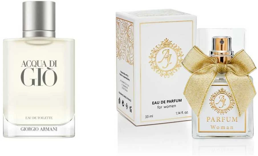 AJ Deluxe Nr136 kvepalai įkvėpti Armani - Acqua di Giò 33 ml