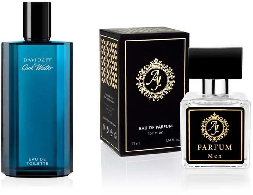 AJ Deluxe Nr201 kvepalai įkvėpti Davidoff - Cool Vanduo EDT 100 ml