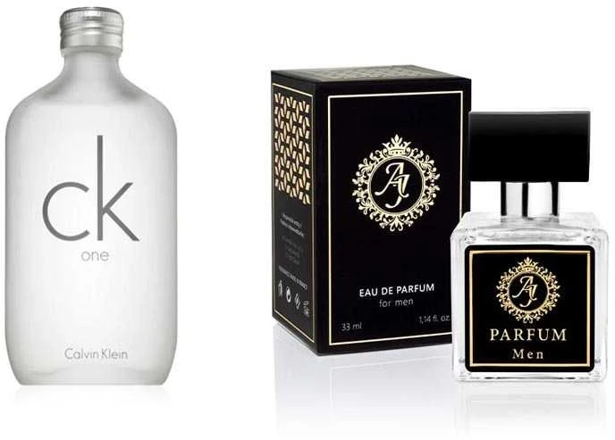 AJ Deluxe Nr212 kvepalai įkvėpti Calvin Klein - C.K. One 2 ml