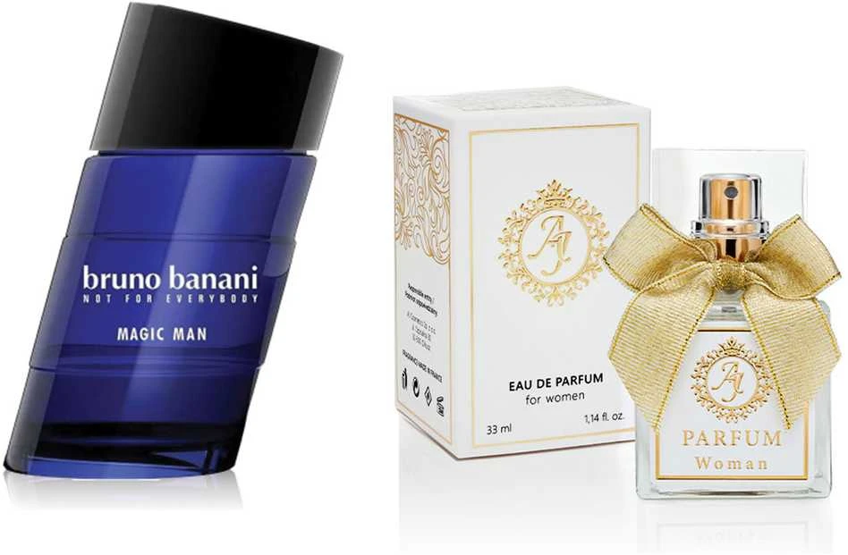 AJ Deluxe Nr222 kvepalai įkvėpti Bruno Banani – Magic Man 33 ml