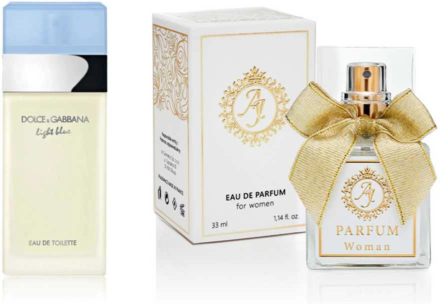 Blue AJ Deluxe Nr36 kvepalai įkvėpti Dolce&Gabbana - Light Mėlyna 50 ml EDP