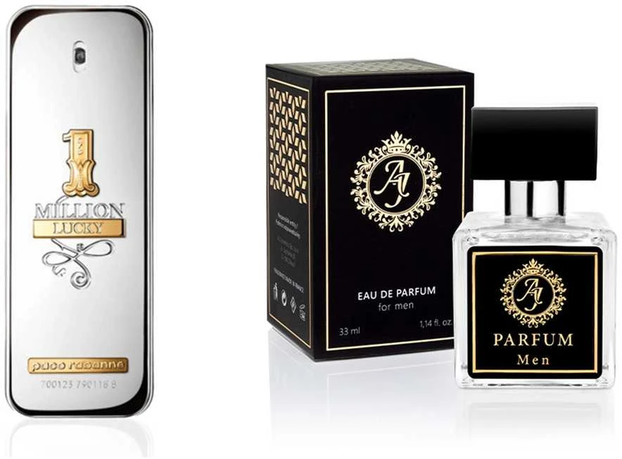 AJ Deluxe Nr458 kvepalai įkvėpti Paco Rabanne - 1 Million Lucky 100 ml