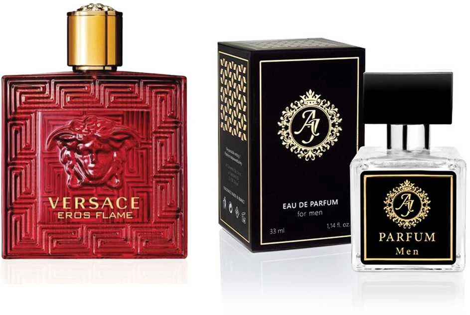 AJ Deluxe Nr472 kvepalai įkvėpti VERSACE - EROS FLAME 33 ml