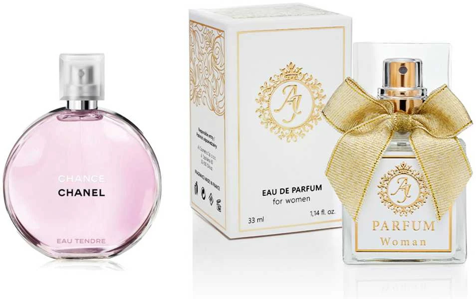 AJ Deluxe Nr59 kvepalai įkvėpti Chanel – Chance eau Tendre 33 ml EDP