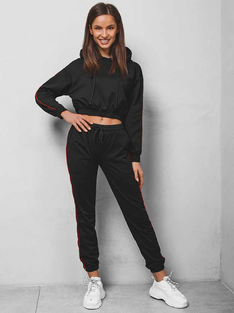 Akcija Juodas moteriškas komplektas Karina