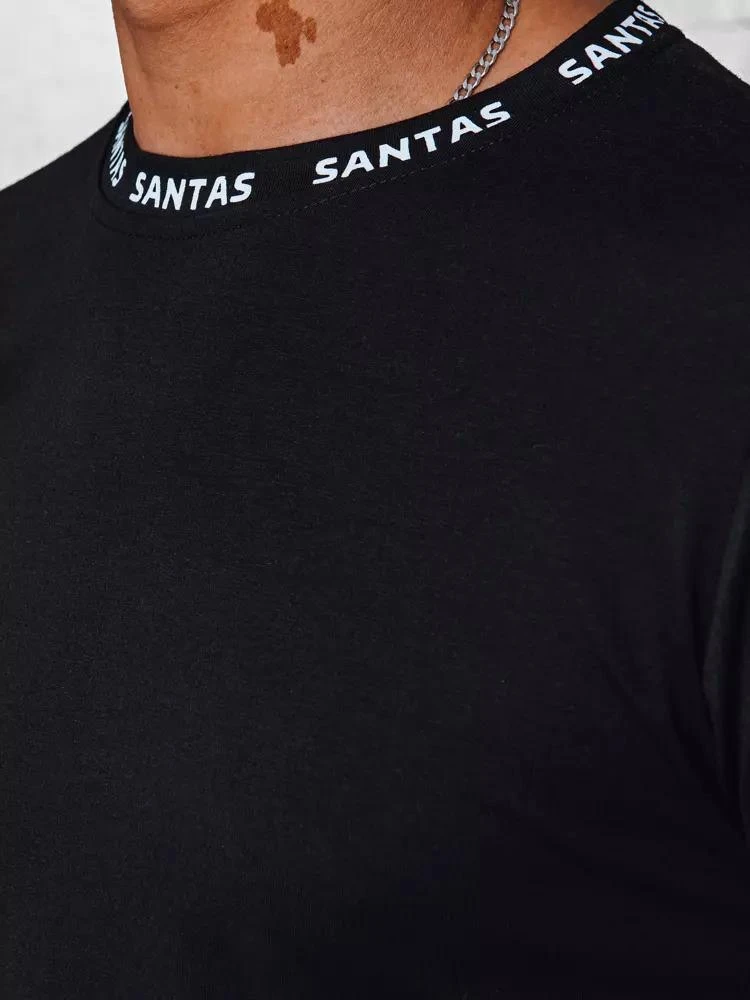 Akcija Juodi vyriški marškinėliai Santas