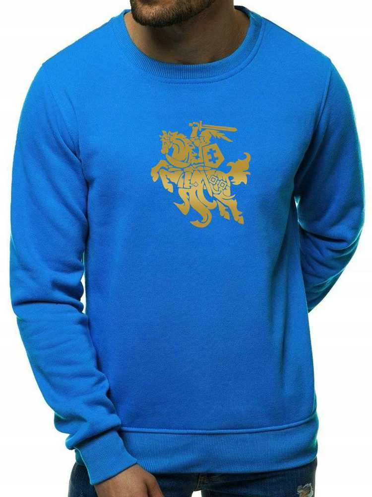 Akcija Mėlynos spalvos džemperis Vytis (auksinis)