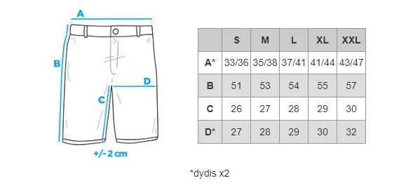 Akcija vyriški šortai Kamol