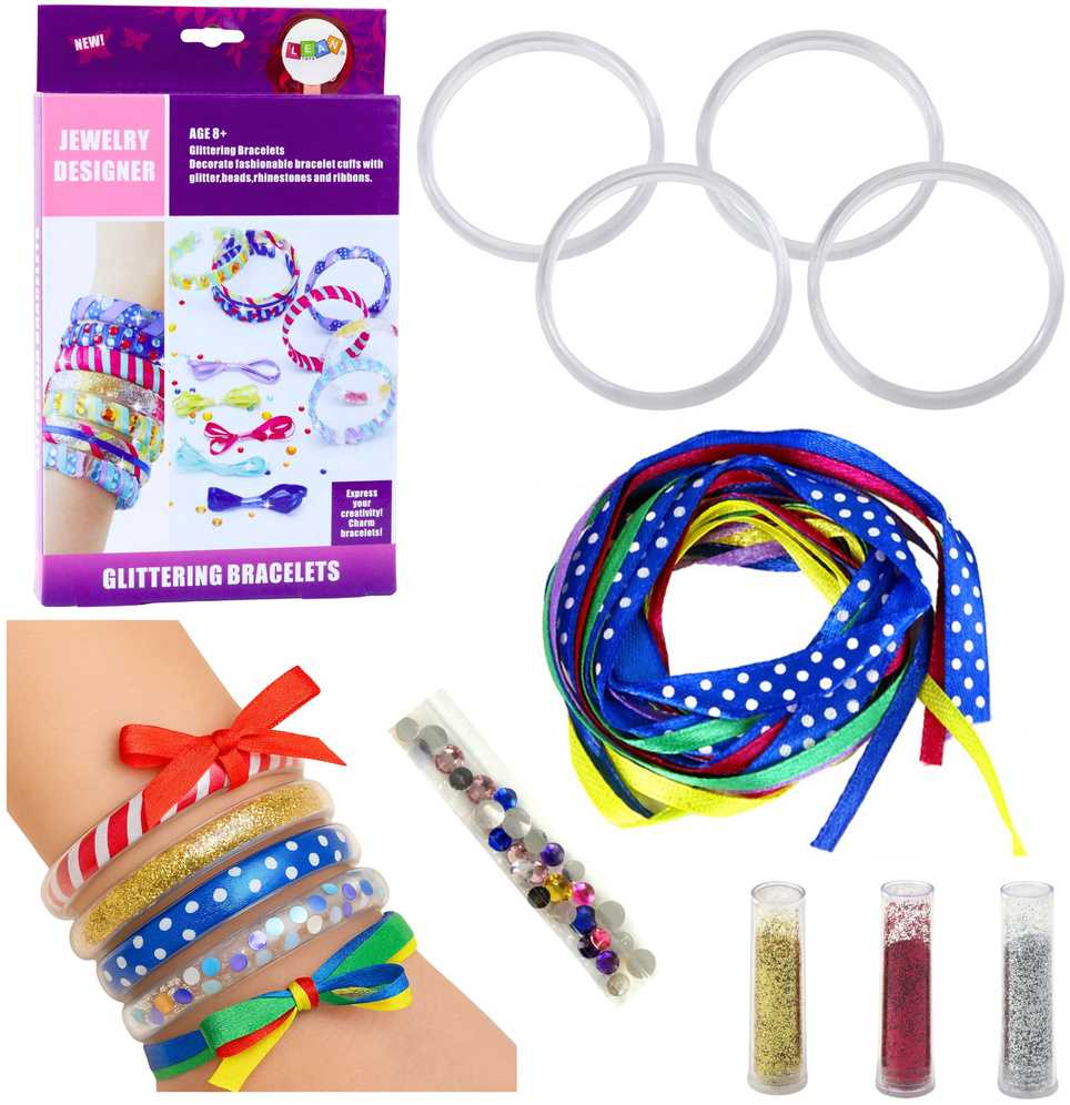 Zestaw Rinkinys apyrankėms gaminti Lean toys