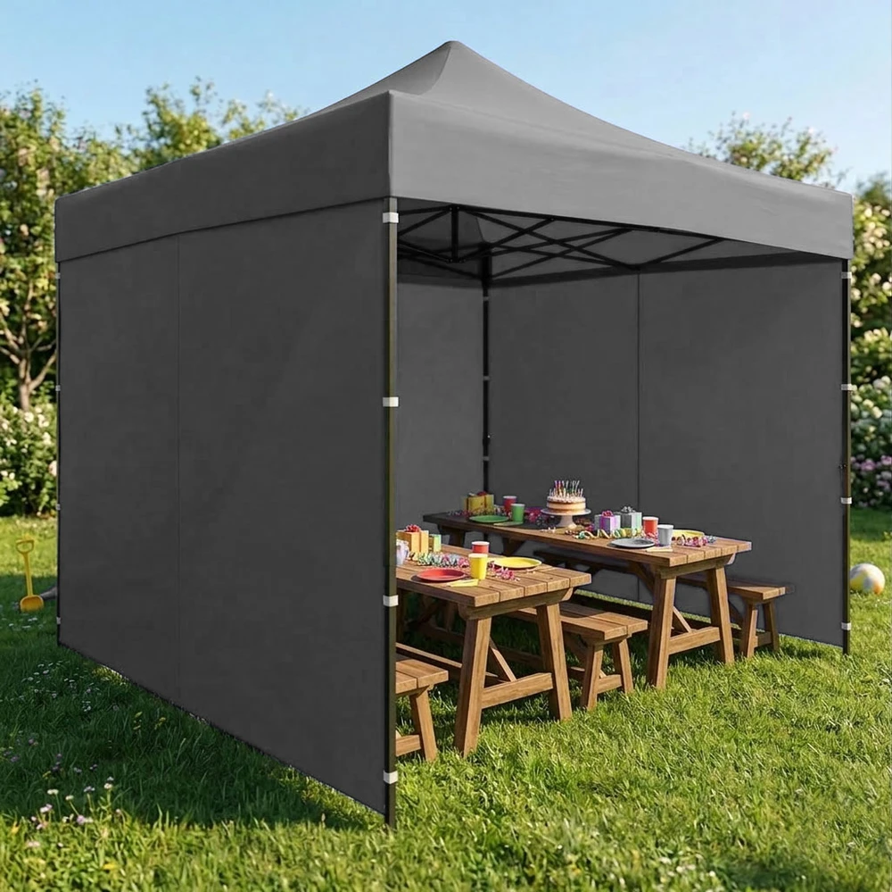 Automatinė sodo palapinė 3x3 m pilkos spalvos MultiGarden