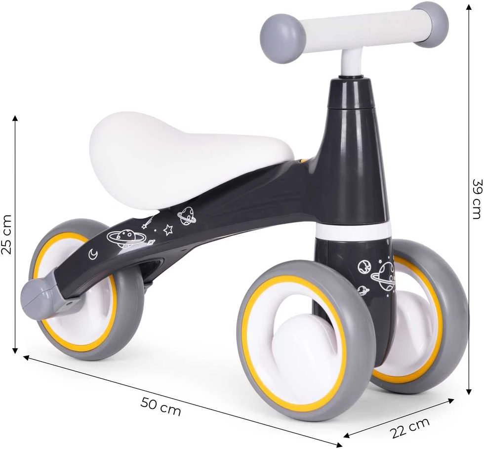 Vaikiškas triratukas EVA ratais „Cosmic" ECOTOYS