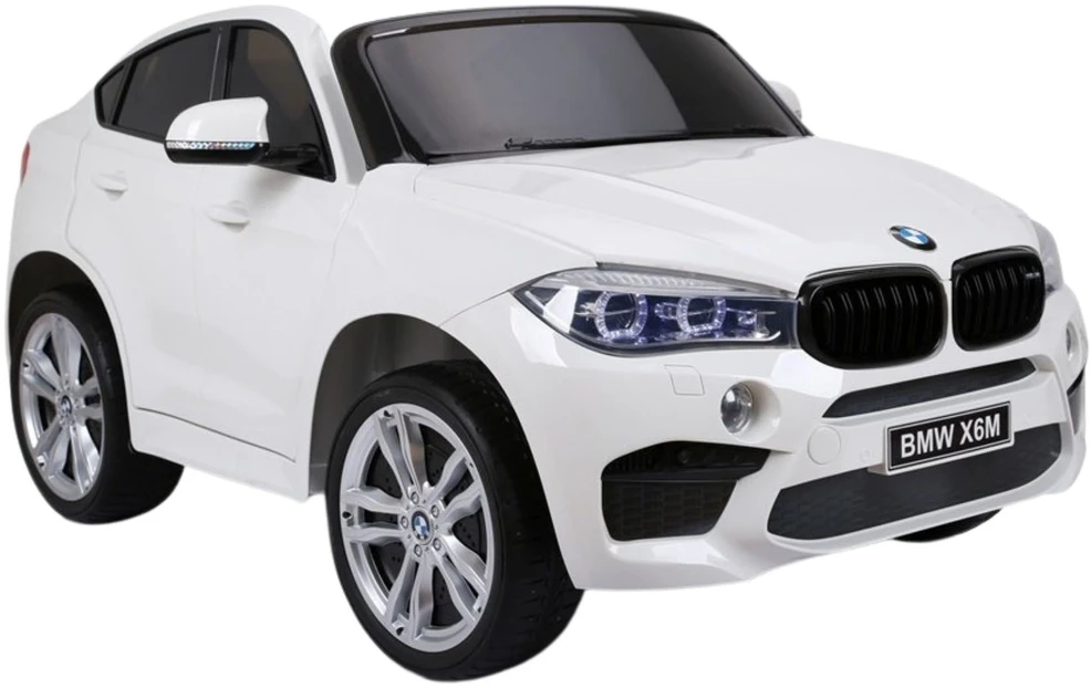 Lean Cars Vaikiškas elektromobilis BMW X6M – baltas