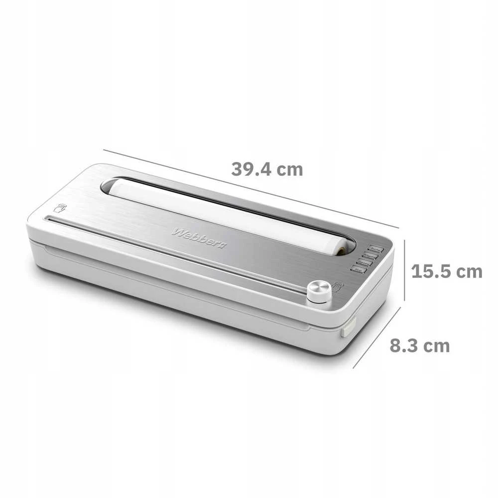 Webber Baltas maisto produktų vakuuminis pakavimo aparatas, 120 W