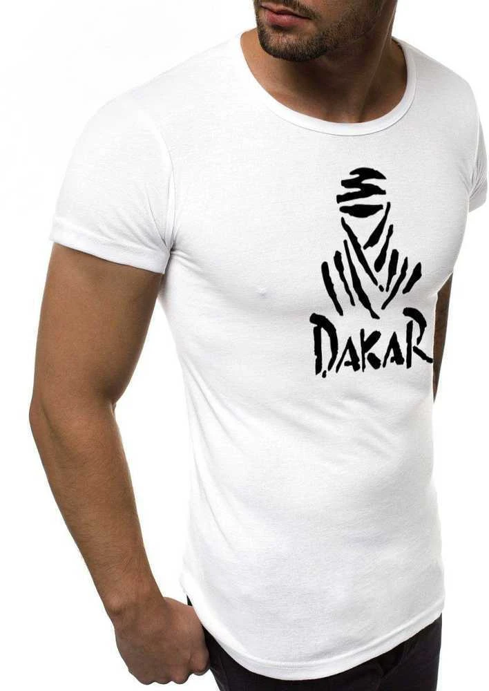Balti vyriški marškinėliai Dakar