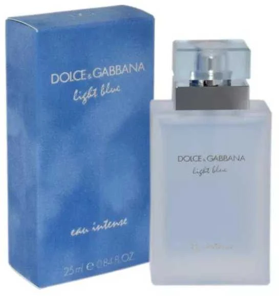 Dolce&Gabbana Dolce & Gabbana Light Mėlyna Eau Intense EDP parfumuotas vanduo moterims, 25 ml