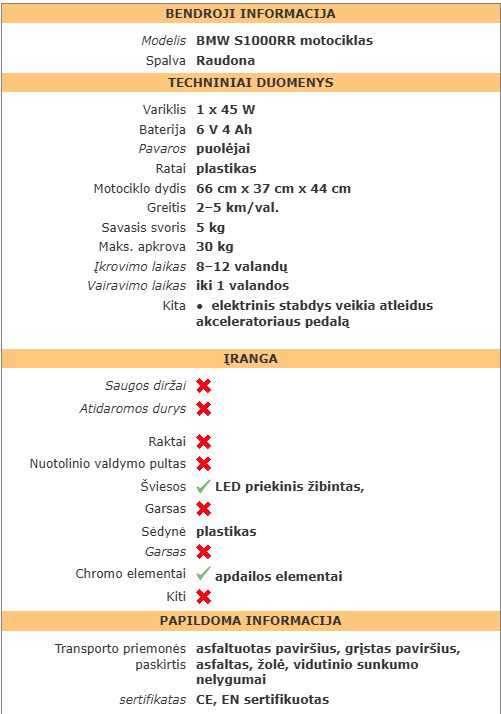 Lean Cars Vaikiškas triratis motociklas su 35W varikliu