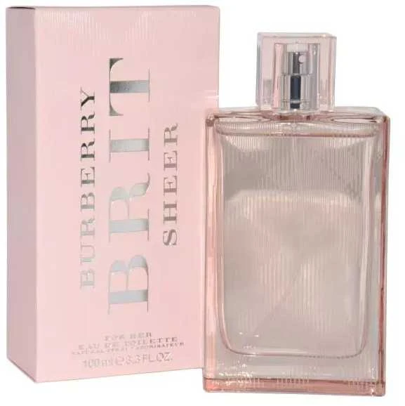 Burberry Brit Sheer EDT tualetinis vanduo moterims, 100 ml
