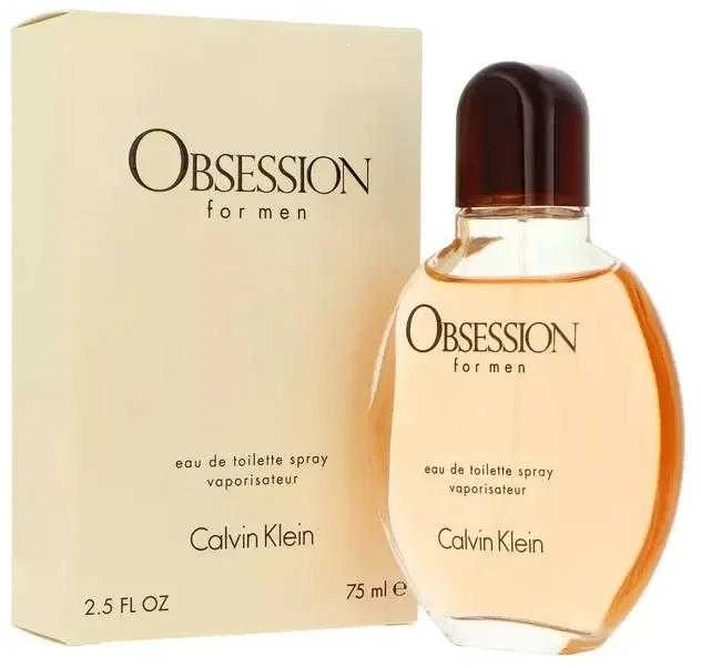 Calvin Klein Obsession For Men EDT tualetinis vanduo vyrams, 75 ml